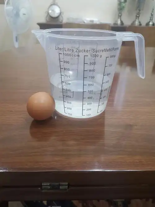 先准备500毫升的水