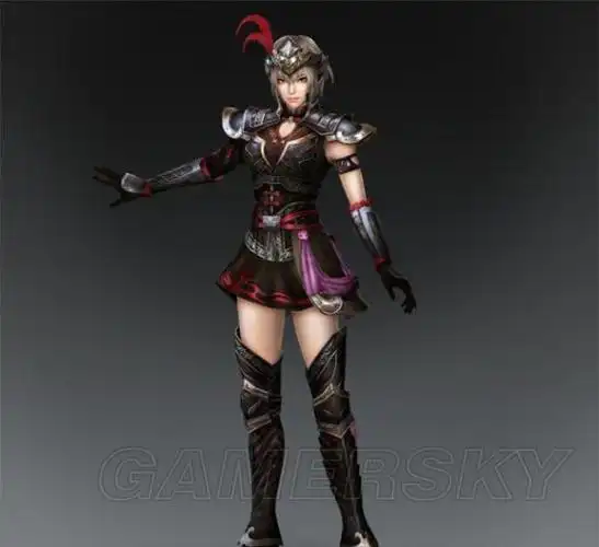 《真三国无双》系列美女原画介绍及形象对比_吕玲绮-重度父控 :: 游民