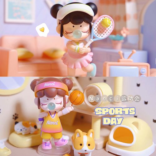 【优选好品】若来盲盒运动会囡茜运动会系列盲盒可爱女孩潮玩生日礼物