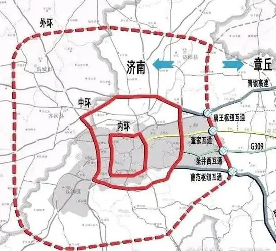 提笔一个"济",落子三个"环"!"三环"时代能为济南带来什么