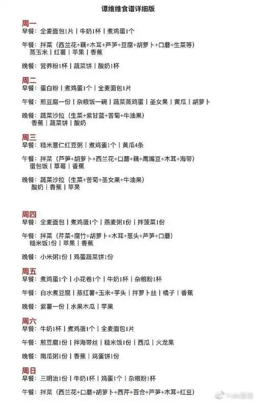 谭维维减肥成功9天瘦4斤,大方分享食谱,面色红润状态好过尹正