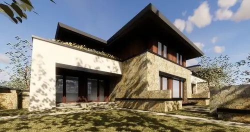 [浙江] 杭州知名地产郡西独栋别墅模型设计(2018年)