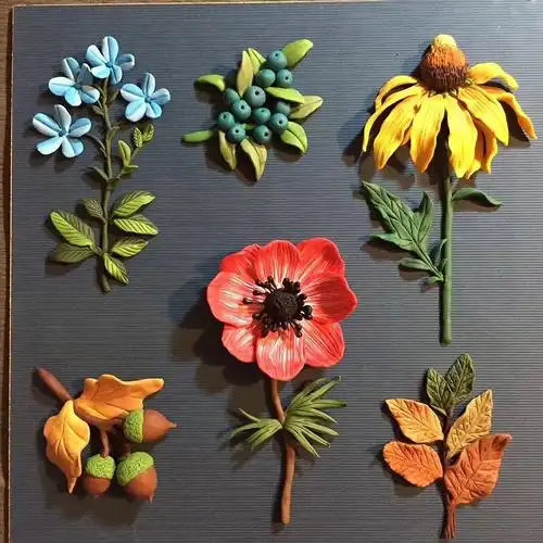 粘土植物二三事|手工艺|其他手工艺|阿瓜馆长 - 原创作品 - 站酷