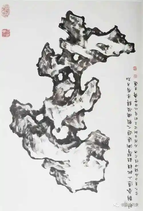 水墨太湖石谱图例分享