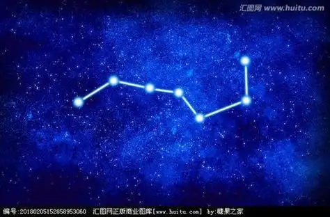 北斗七星简笔画 北斗七星简笔画图片大全