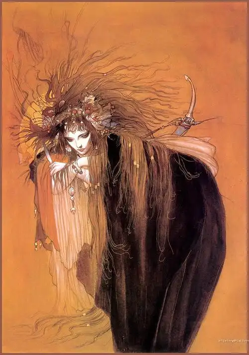 瑞思勒之墓的相册-天野喜孝杂图