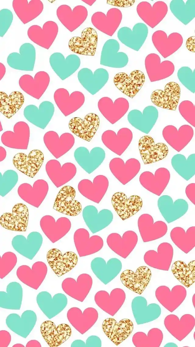 满屏小心心的爱心壁纸!