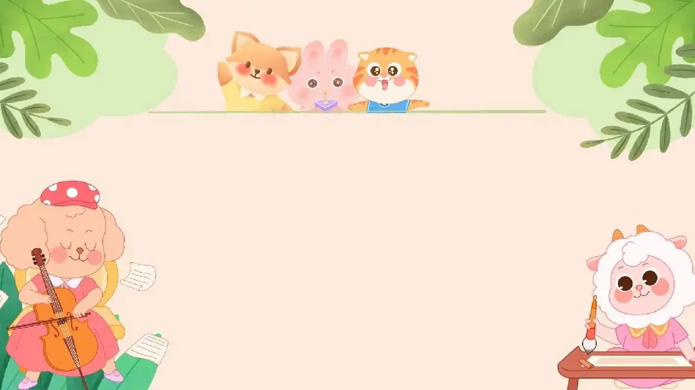 小动物ppt背景图分享|超级实用而且还可爱哟 嗨嗨嗨宝子们 今天咸鱼为