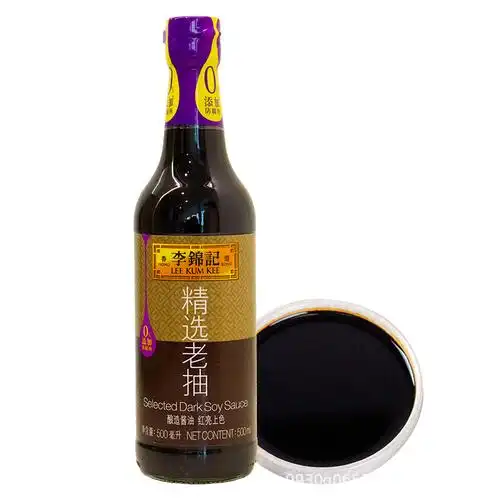 李锦记精选老抽500ml零添加防腐剂酿造酱油炒菜红烧酱油老抽-阿里巴巴