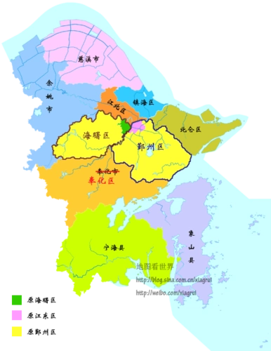 国务院批准宁波市行政区划调整