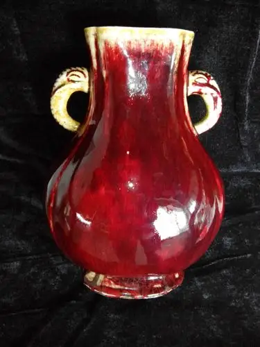 本作者保真条码     [] 郎窑红象耳尊   评价:妙品   编号