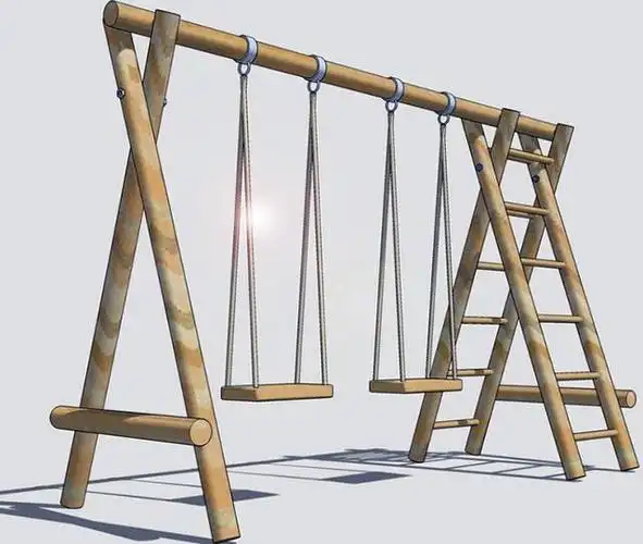 享受户外乐趣:户外防腐木秋千的魅力