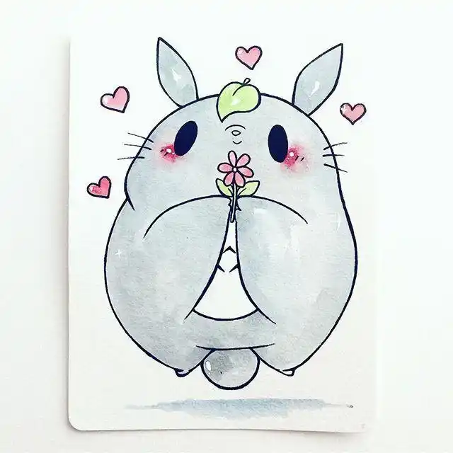 动物简笔画图片大全,画一只萌萌哒的小动物