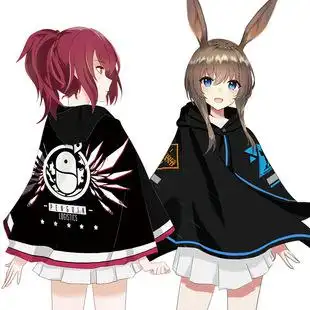 明日能天使阿米娅方舟二次元双层披风男女斗篷动漫周边毯子