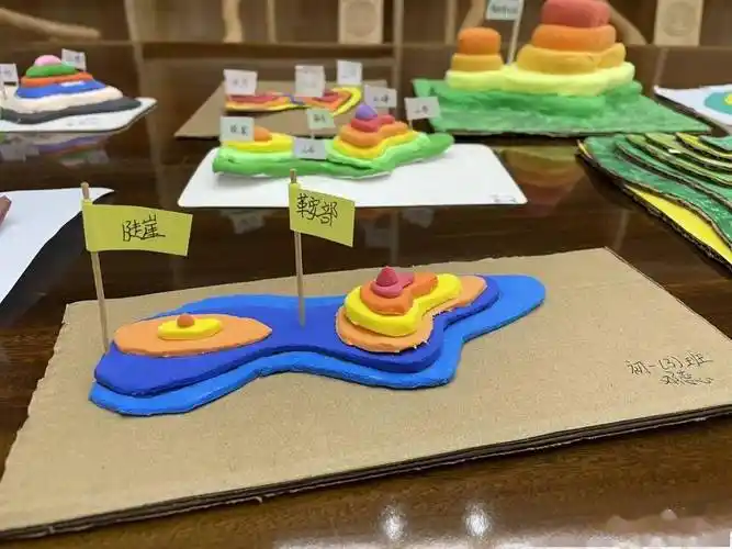 等高线地形图模型&地球仪模型展