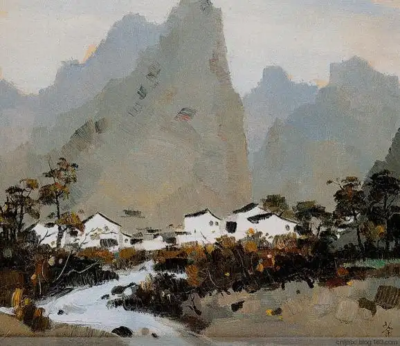 吴冠中绘画作品欣赏六