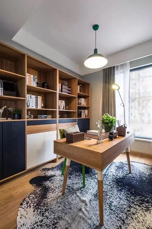 书桌如何摆放,书房才更实用大方?