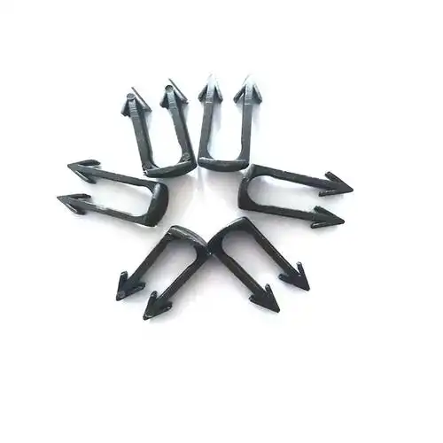 地暖电地热专用卡钉电缆卡子碳纤维电线卡丁电热地暖线卡扣电暖卡黑色