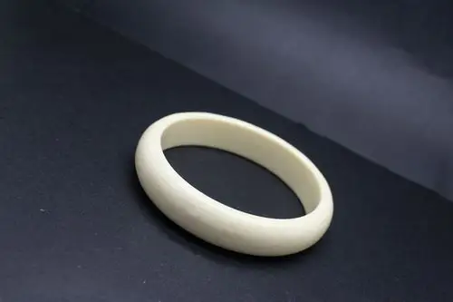 批发精品高仿象牙果手镯手环 仿河马牙男女士手镯 牙纹清晰代销货