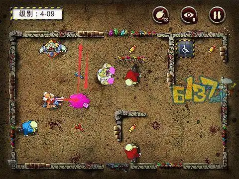 吃红钥匙之后还是回到油漆处.现在我们可以把线面的糖吃了.