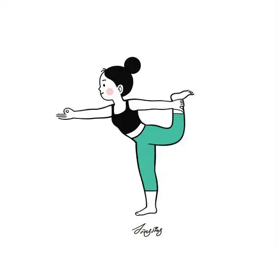 瑜伽|插画|商业插画|敬敬jj_原创作品-站酷zcool