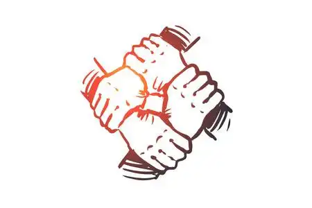 手绘查出的向量照片