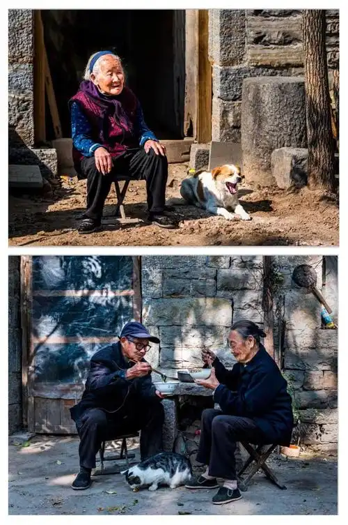 影调把握到位,运用不同的黑白影调来展现不同时代的人们生活方式,人物