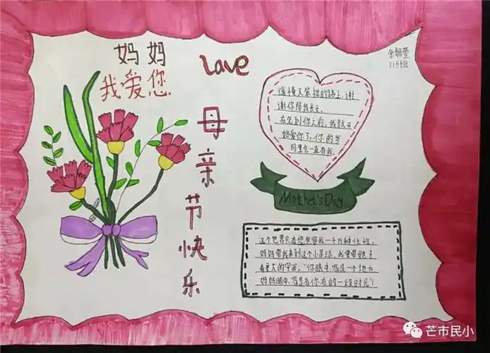 感恩母亲节手抄报大全