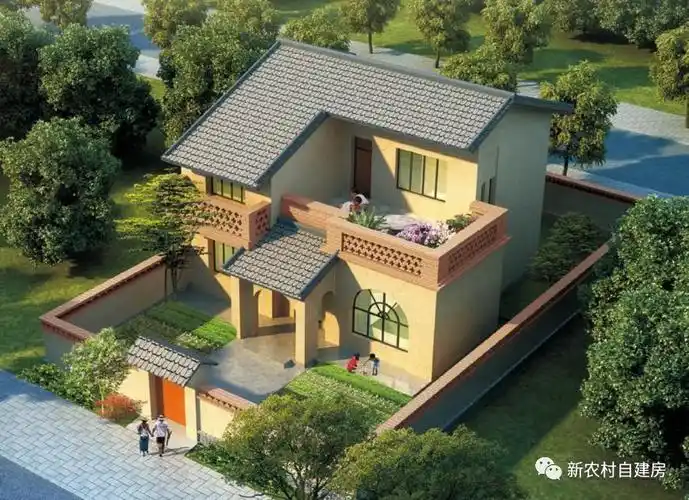 30万享庭院生活,精选3款农村别墅图纸,院子花园