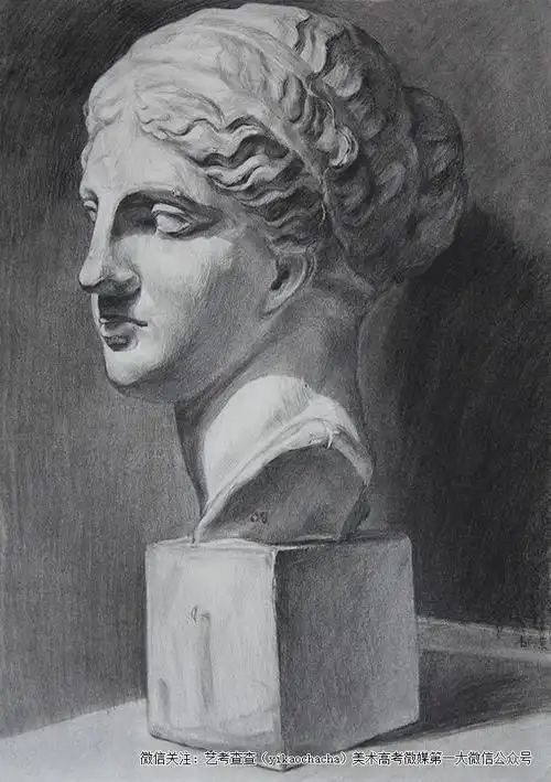 素描石膏像侧面怎样表现