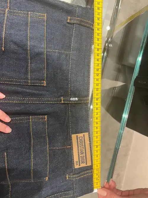 dior迪奥牛仔裤38码尺码测量