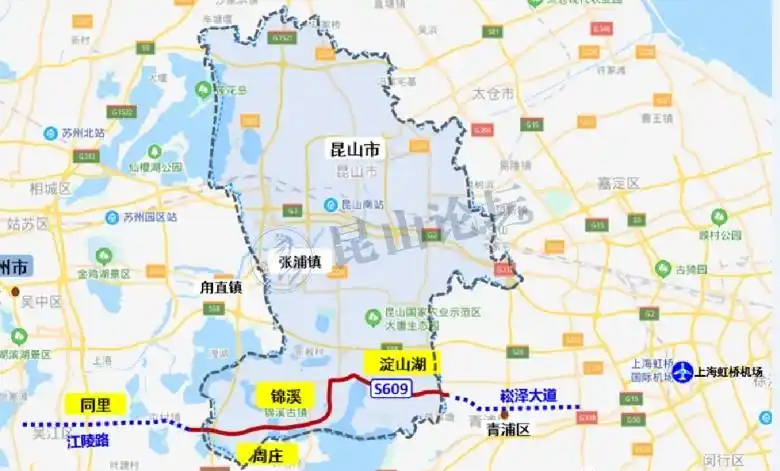 昆山锦淀周迎来重磅消息这两条快速路计划2022年开工建设