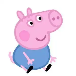 小猪乔治烤佩奇头像