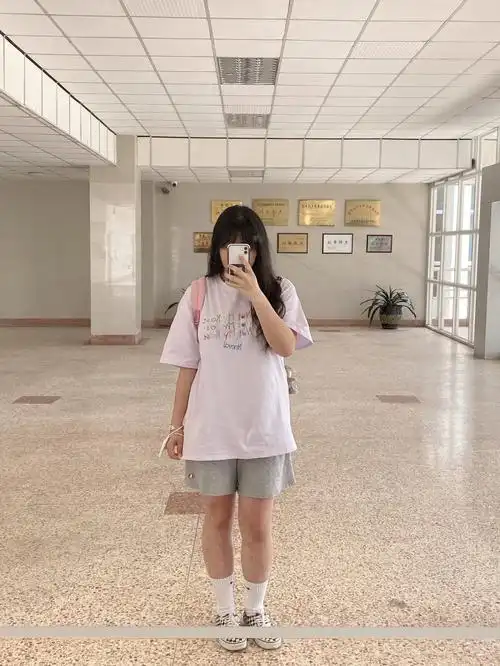 170cm160斤夏天小清新穿搭