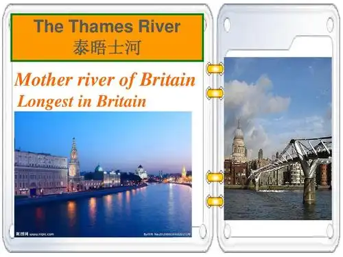 the thames river 泰晤士河 mother river of britain longest in