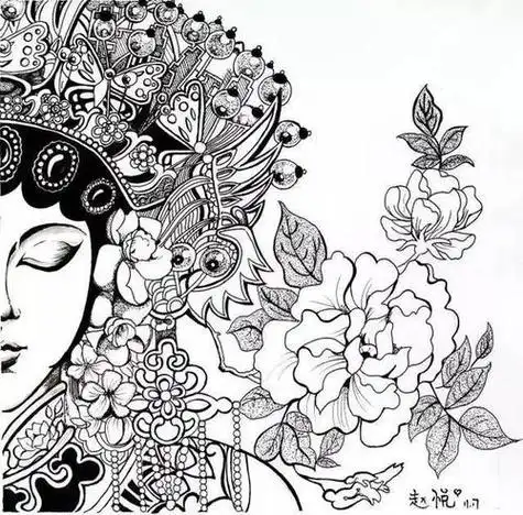 高中美术简笔画作品