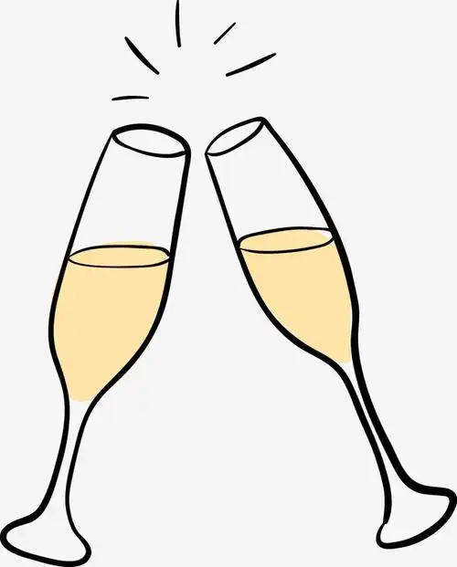 关键词 : 卡通,手绘,香槟,酒杯