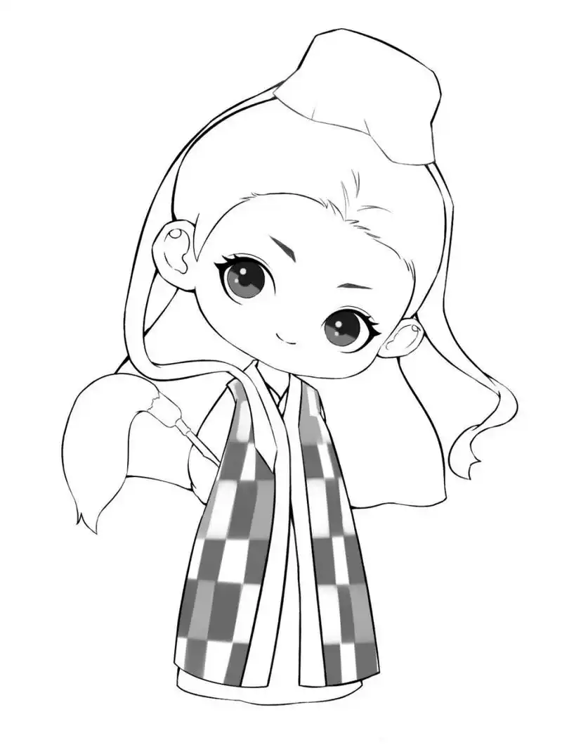 金陵十二钗# #妙玉##大观园# #红楼梦# #插画教程# #古风插画