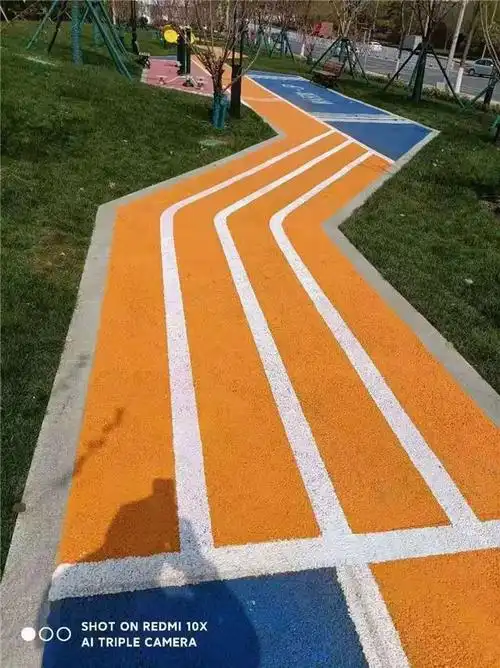 西安mma彩色沥青路面未央区mma防滑地面