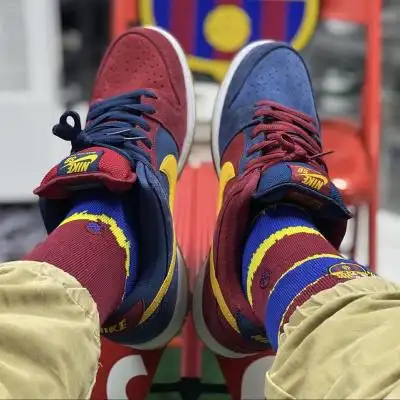 nikesbdunklow红蓝鸳鸯巴塞罗那低帮休闲板鞋dj0606400
