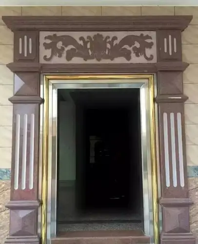 自建房石材大门案例
