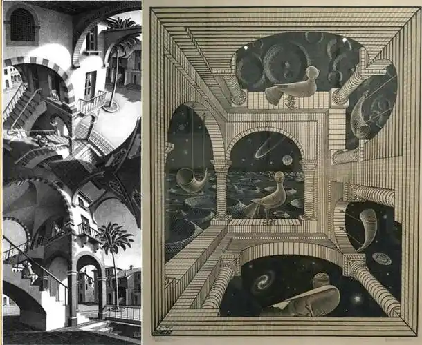 voms下的反射大师_晓星说数学:让数学家折服的艺术大师埃舍尔