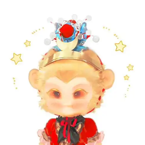 手绘q版可爱孙悟空卡通头像图片