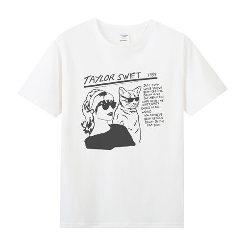 agitation春夏男装t恤纯棉圆领短袖半袖 泰勒斯威夫特