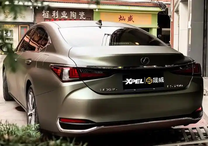 ichanger(icr)改变者改色膜:雷克萨斯es200超亚双色绿灰_雷克萨斯