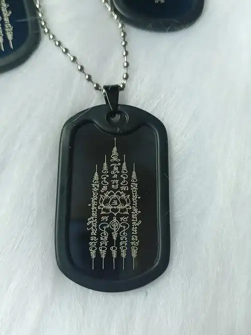 泰国佛牌真品 阿赞冲 莲花八方转运轮挂件 九尾弧仙 五条经文吊牌