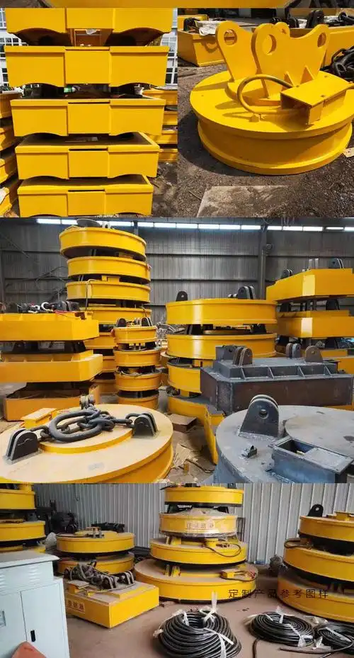 适用工业强磁电磁吸盘废铁耐高温冶金铸造挖机铲车起重机电磁吸盘铁