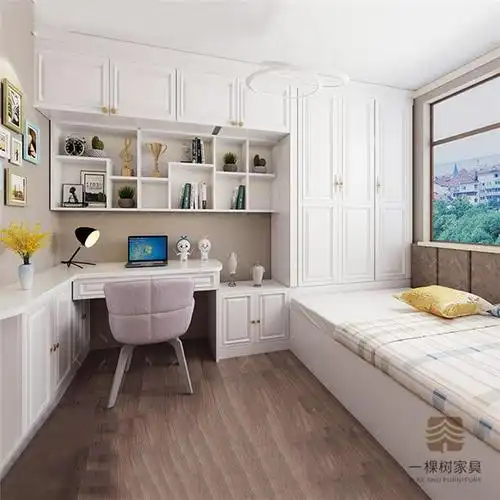 卧室榻榻米床衣柜组合定制瞬间提升家居收纳空间