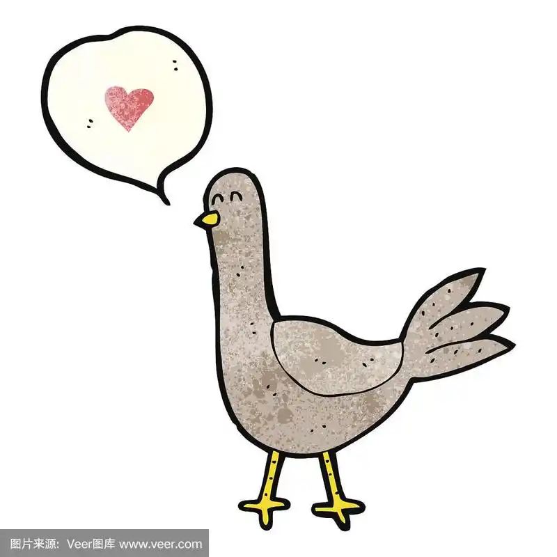 卡通鸽子