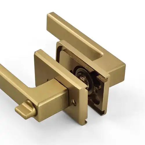 极窄卫生间门锁 玻璃门铝合金卫生间1618极窄简边框厨房厕所平开通用